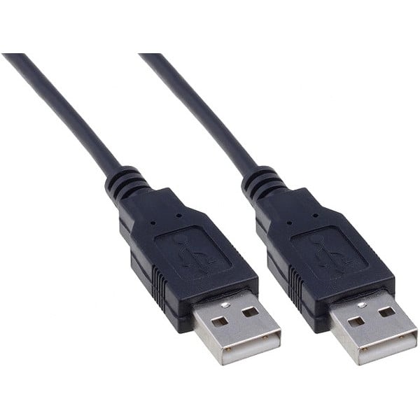 Кабель Digitus USB 2.0 AM/AM 1 м Black (AK-300100-010-S)