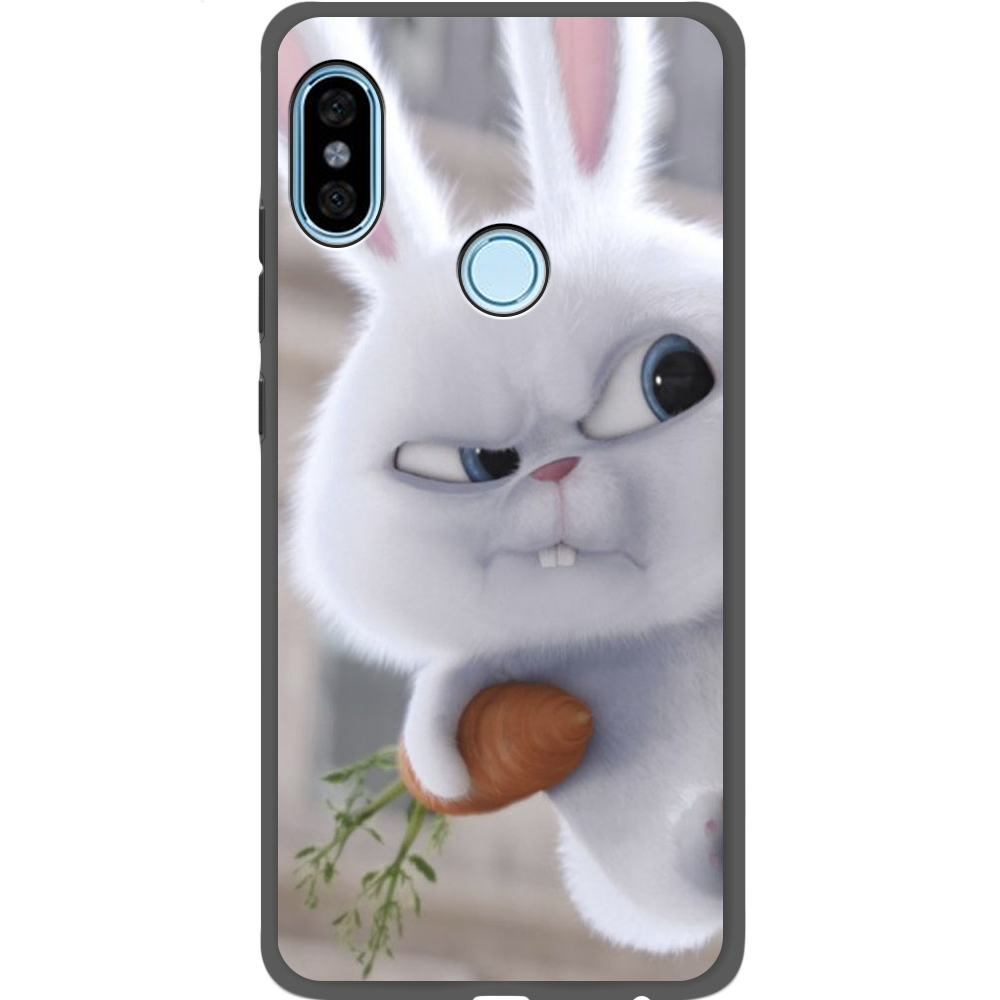 Чехол BoxFace Xiaomi Redmi Note 5 / Note 5 Pro Rabbit Snowball Черный силикон (32971-up1116-34771)