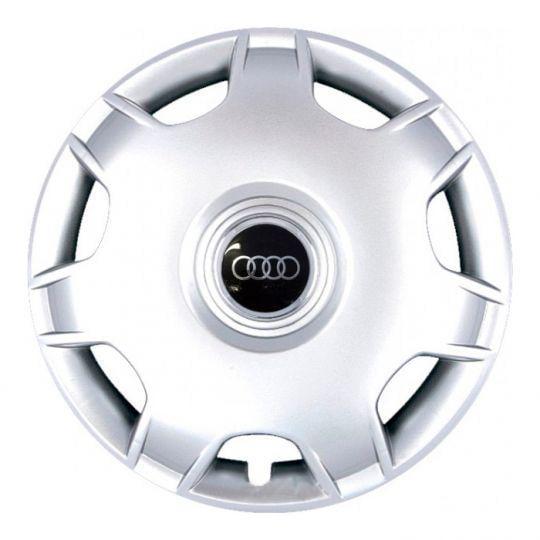 Автомобильные колпаки SKS 205 R14 с логотипом Audi 4 шт. Серебристый