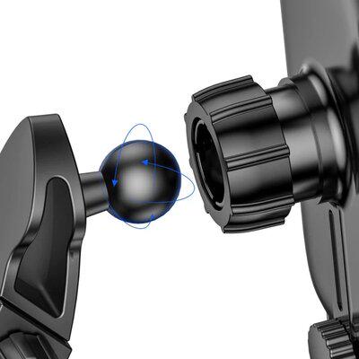 Автотримач для телефону з БЗУ BASEUS Light Electric Black (Т-118) - фото 5 Автотримач для телефону з БЗУ BASEUS Light Electric Black (Т-118) - фото 5