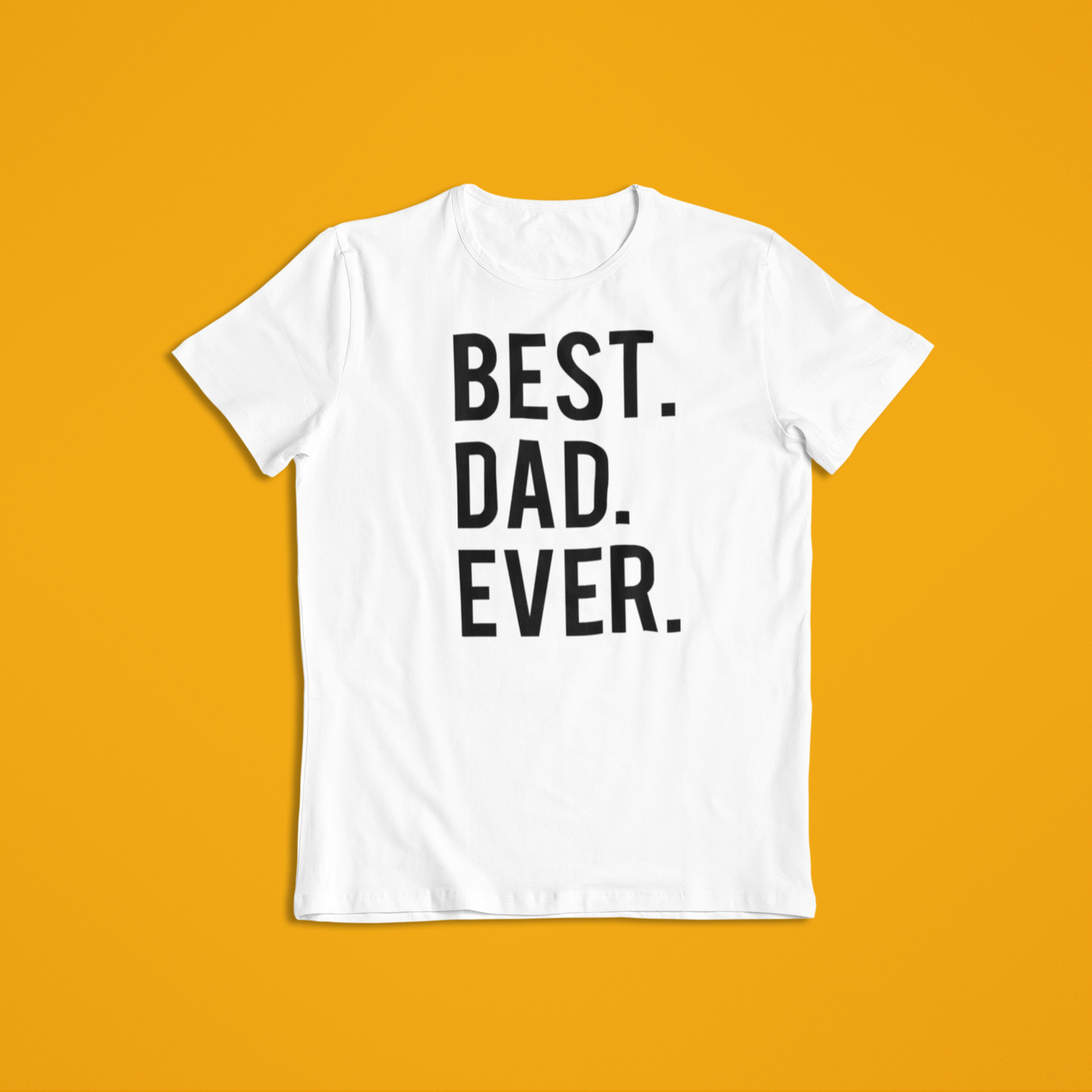 Футболка мужская Stedman с принтом Best Dad Ever L Белый (ПАПА1-1581099473)