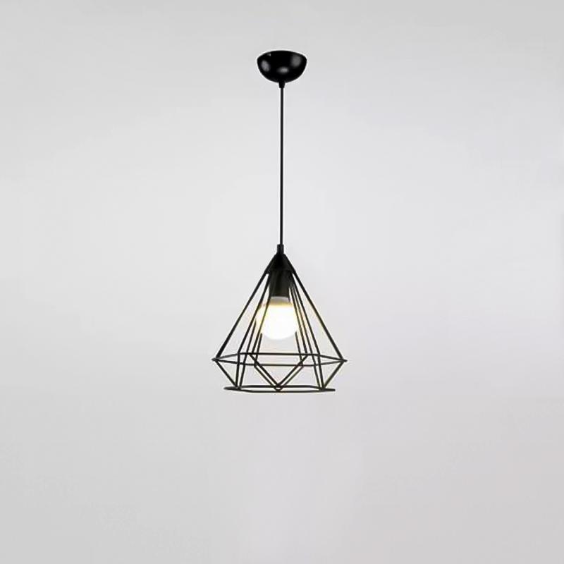 Люстра подвесная лофт Light House SRS-16326/1BK на одну лампу Черный