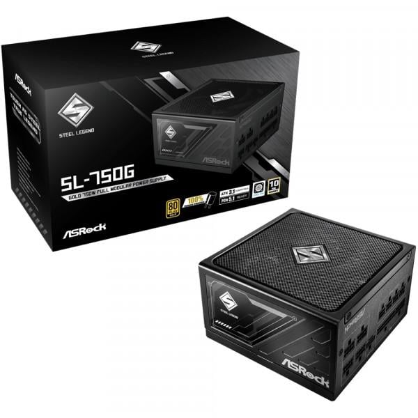 ᐉ Блок живлення ASRock SteelLegend SL-750G 750W ATX 3.1 80 Plus