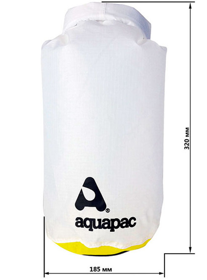 Гермомешок водонепроницаемый AQUAPAC 002 PackDivider Drysack 2 л Бело-желтый - фото 2