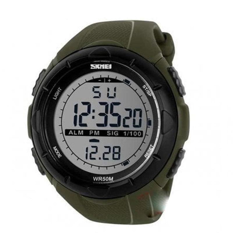 Часы Skmei 1025 Олива (2593040)