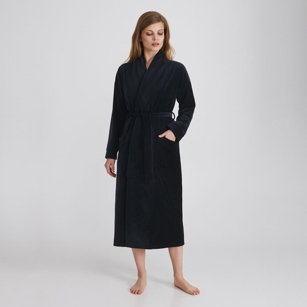 Халат домашній жіночий Ellen XXL Чорний (LGV 207/01/02)