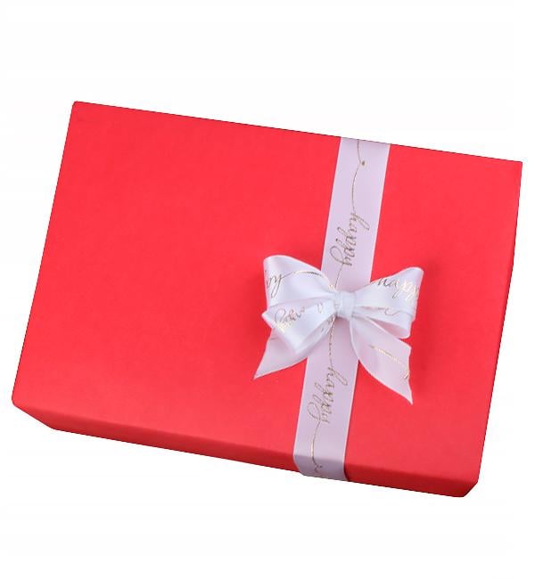 Подарочная бумага для упаковки 8x70 см Red