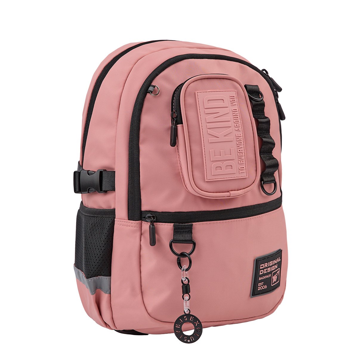 Рюкзак YES T-113 Be Kind 42х27х12,5 см Розовый (559967)