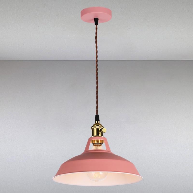 Люстра подвесная лофт Light House LS-14027 на одну лампу Розовый