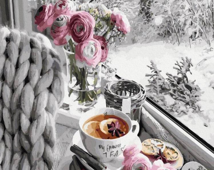 Картина по номерам Морозное утро (GX39462)