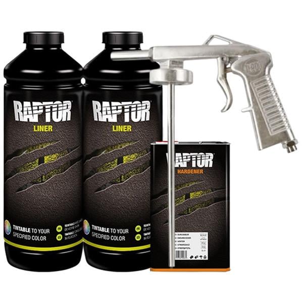 Защитное покрытие повышенной прочности U-POL RAPTOR и пистолет 2 л