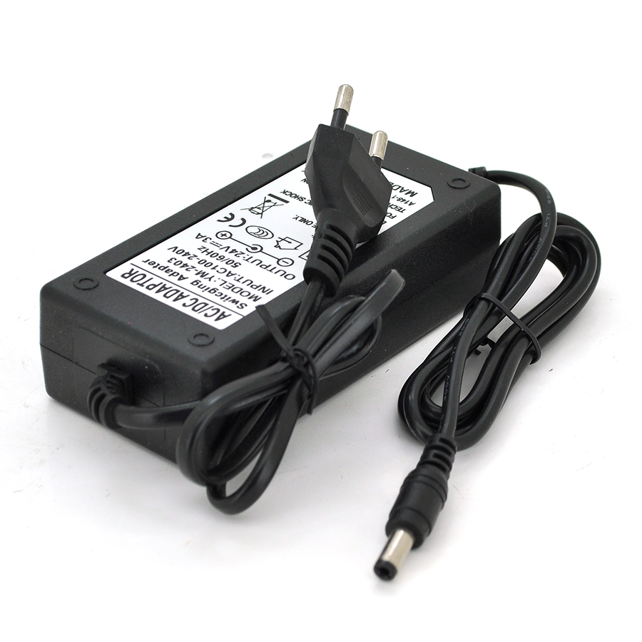 Адаптер живлення імпульсний YM-2430 для світлодіодних стрічок відеоспостереження 24 В 3 А 72 Вт (3826)