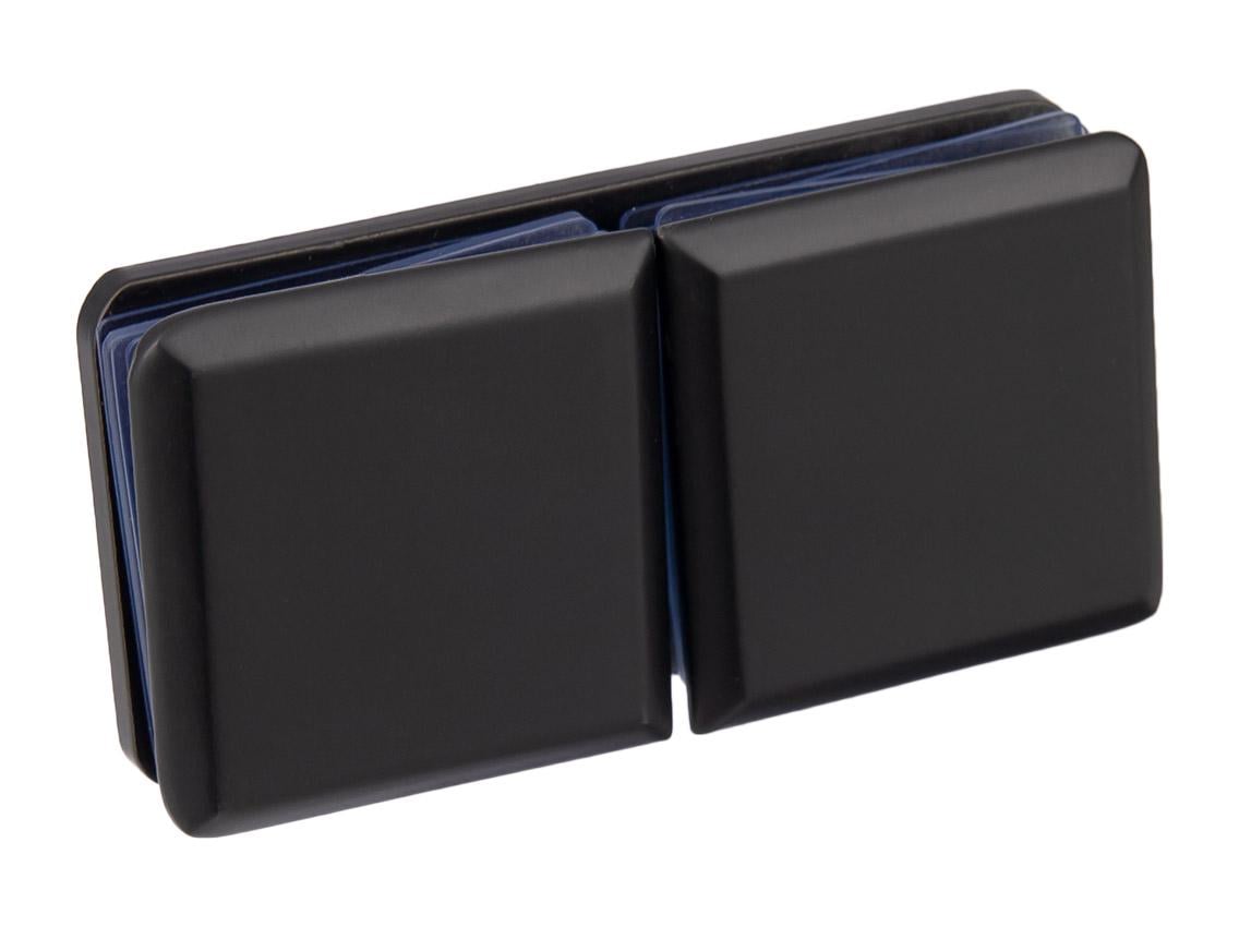 Конектор Giff 724 180° скло-скло Чорний матовий (25233406)