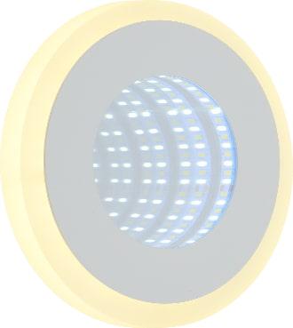 Люстра светодиодная Sirius LI8634/1W WH 28 W акриловая (000035227)