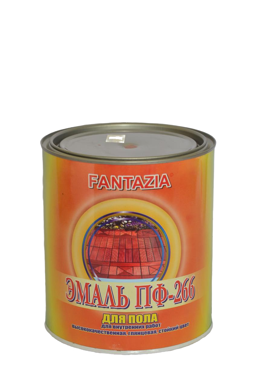 Эмаль Fantazia алкидная для пола ПФ-266 2,8 кг Красно-коричневый