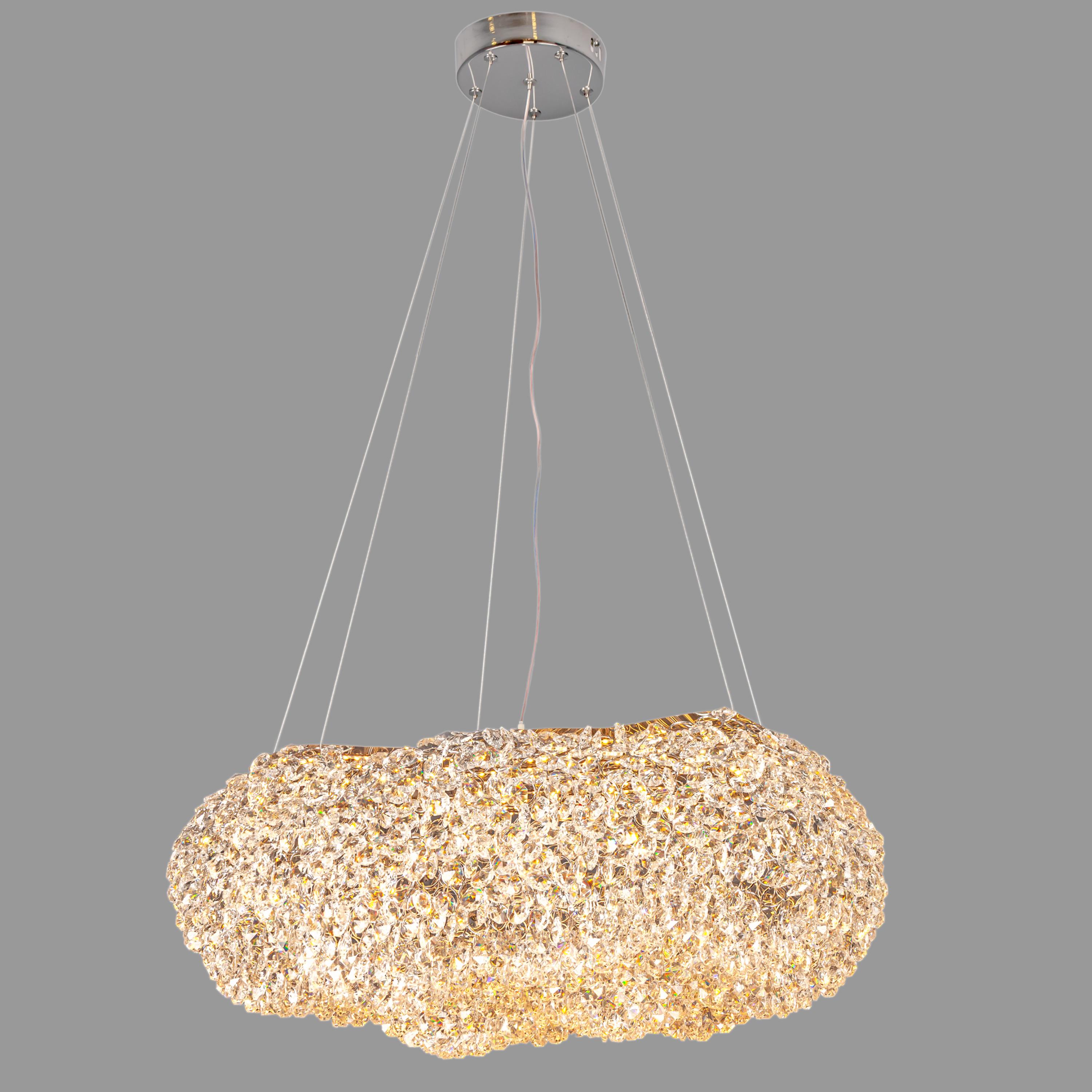 Люстра crystal арт-деко Серебряный/Хром (89-7207 (600) CH)