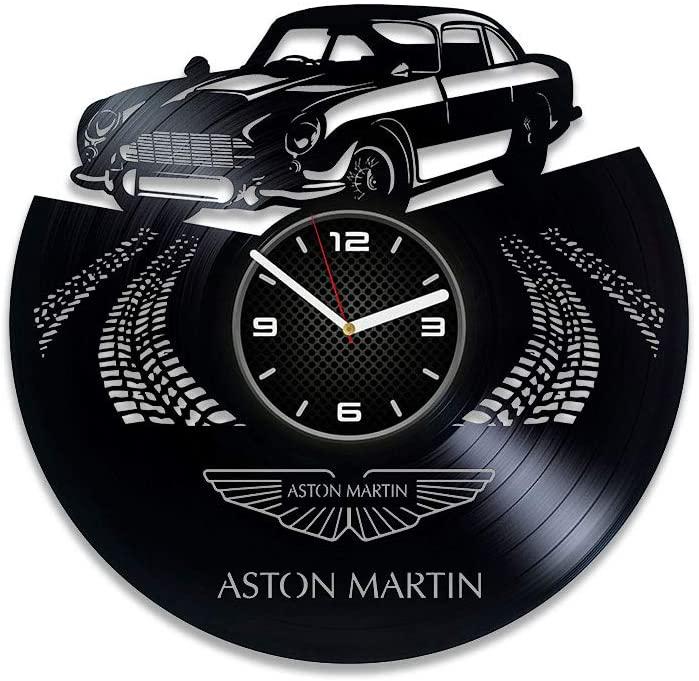 Часы настенные Aston Martin 1970 из виниловой пластинки