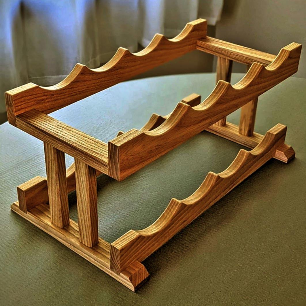 Полка для вина настольная Ламорада Охра (Впс-010104)