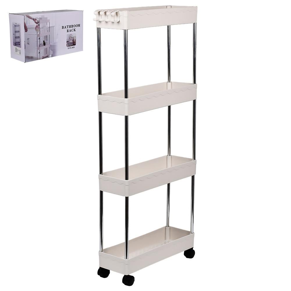 Этажерка на колесах R93336 4 овраг 38x13x84 см Этажерка на колесах R93336 4 овраг 38x13x84 см