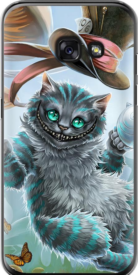 Чохол на Samsung Galaxy A3 (2017) Чеширський Кіт 2 (3993u-443-42517)