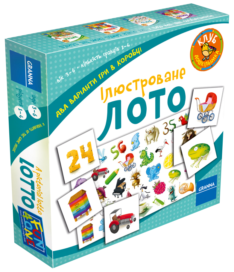 Настільна гра GRANNA Ілюстроване Лото (82517)