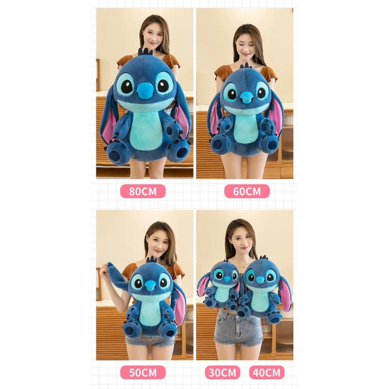 Мягкая игрушка Стич 50 см Синий (2560380817) - фото 5