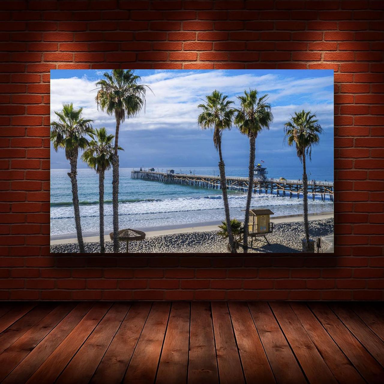 Картина на холсте Пальмы 50х70 см (N611)