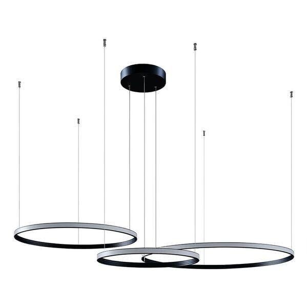 Люстра Kloodi KD-RG MULTI UP 700/900/1100 3K BK Ring Giza Multi Up 162 Вт 7500 лм 3000K