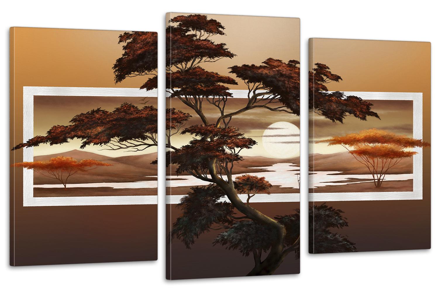 Картина модульная в гостиную/спальню Дерево в пути 100х150 см (Art-650_3)