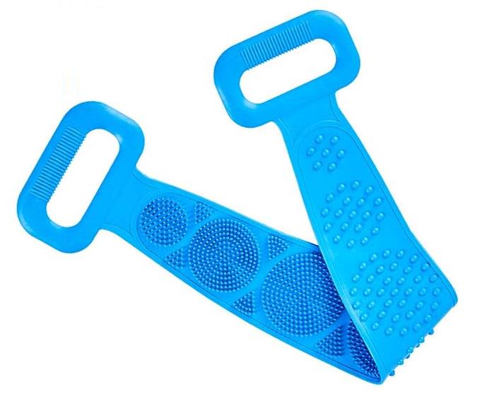 Мочалка-аппликатор силиконовая Голубой