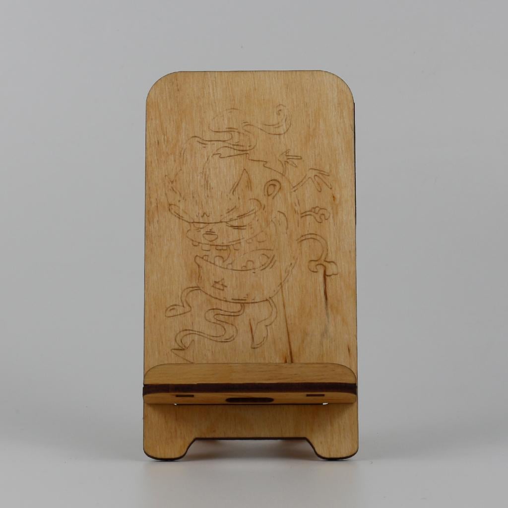 Подставка-держатель для телефона из дерева 22 (03020015)