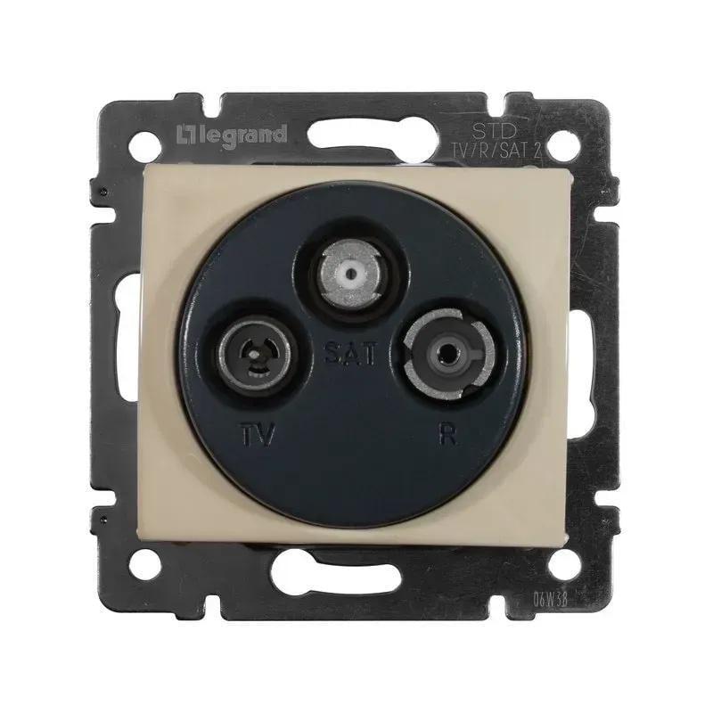Розетка TV/R/SAT Legrand Valena конечная Слоновая кость (774336)