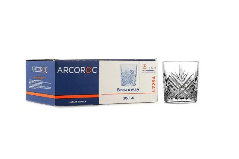 Набір склянок Luminarc L7254 Broadway 6 шт. 300 мл Набір склянок Luminarc L7254 Broadway 6 шт. 300 мл