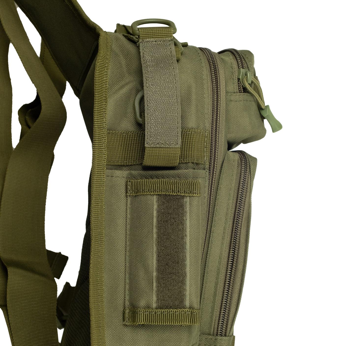 Сумка через плече Tribe Sling Pack 6,5 л Оливковий (T-IE-0003-olive) - фото 5