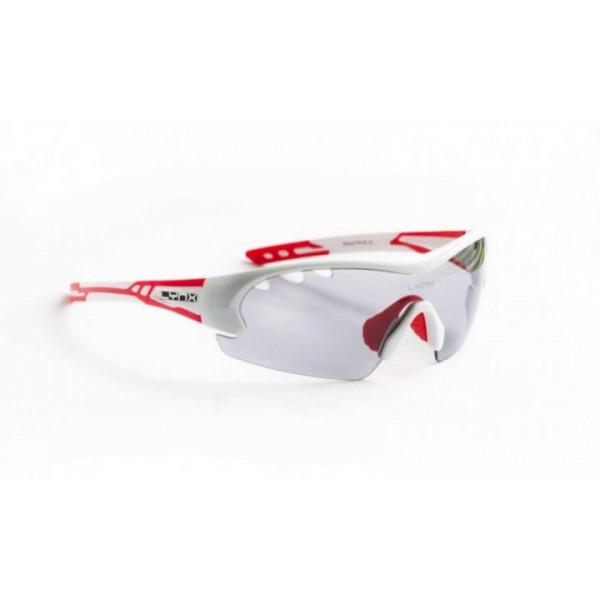 Спортивные солнцезащитные очки Lynx Detroit PH W shiny White/Red (9945725f) - фото 1