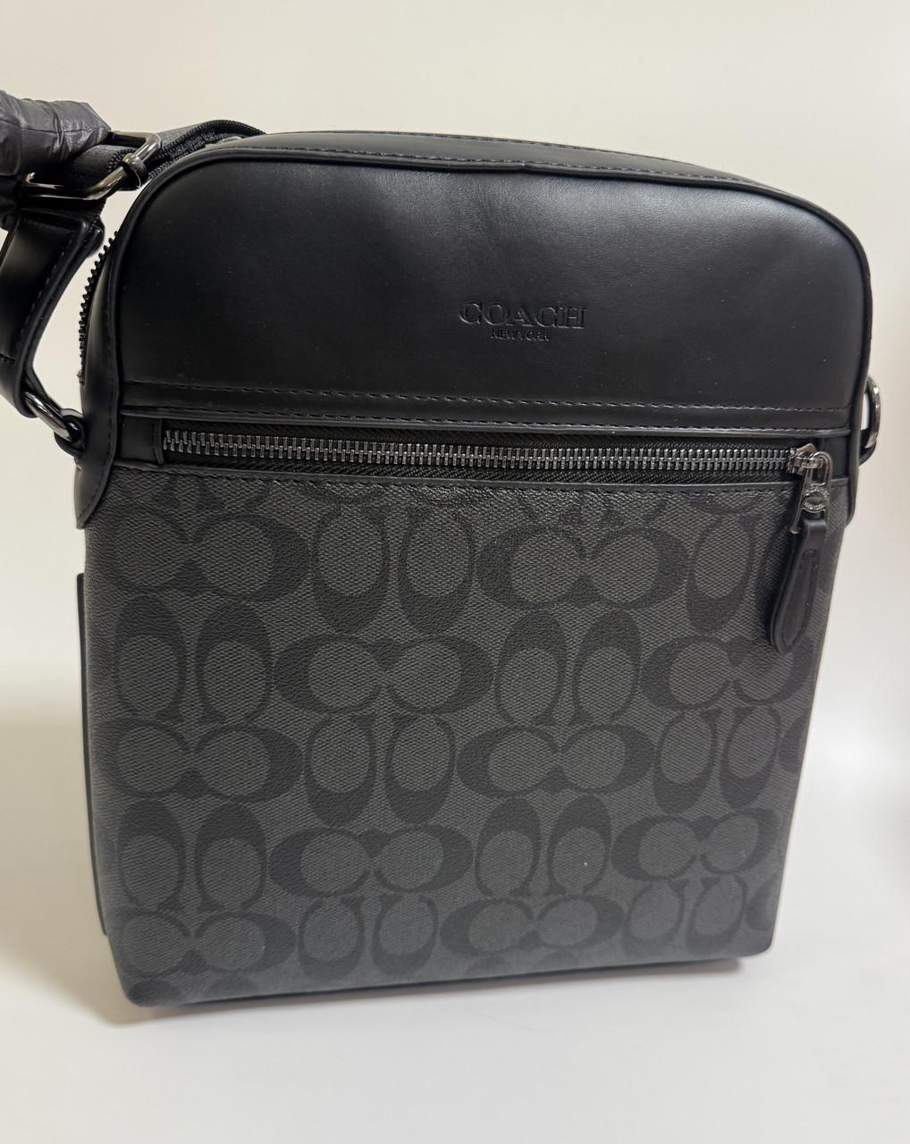 Сумка через плечо Coach с фирменным принтом Черный - фото 7 Сумка через плечо Coach с фирменным принтом Черный - фото 7