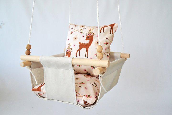 Дитяча гойдалка Infancy Оленя Молочне (9677829) - фото 6 Дитяча гойдалка Infancy Оленя Молочне (9677829) - фото 6