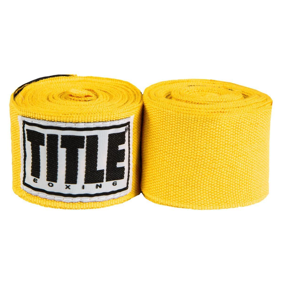 Бинти для боксу TITLE Boxing Mexican Style 180" 4,5 м Gold (3070041614) Бинти для боксу TITLE Boxing Mexican Style 180" 4,5 м Gold (3070041614)