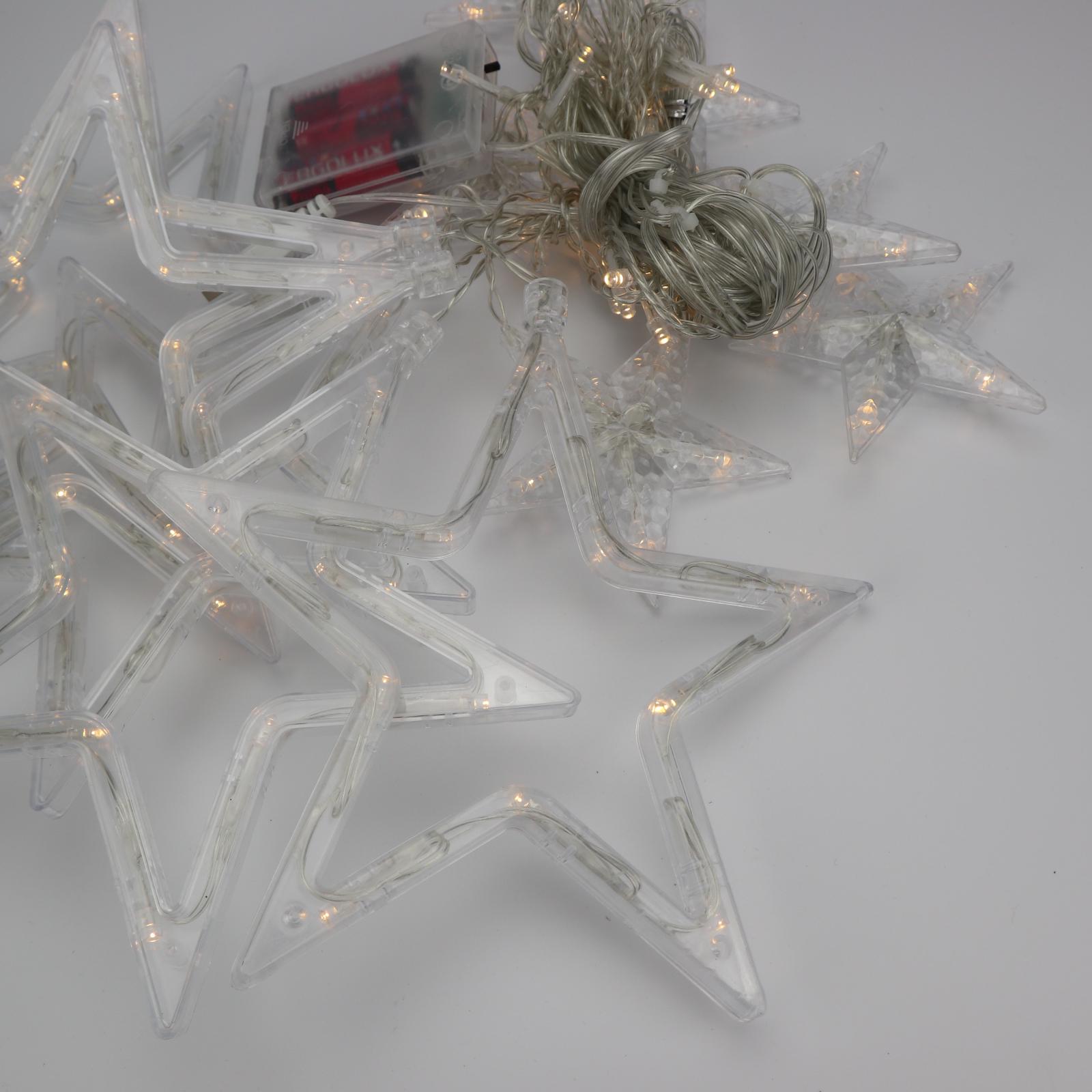 Гирлянда-штора Звезды на барейках и USB Xmas 3х1 м Теплый желтый (4507311) - фото 4