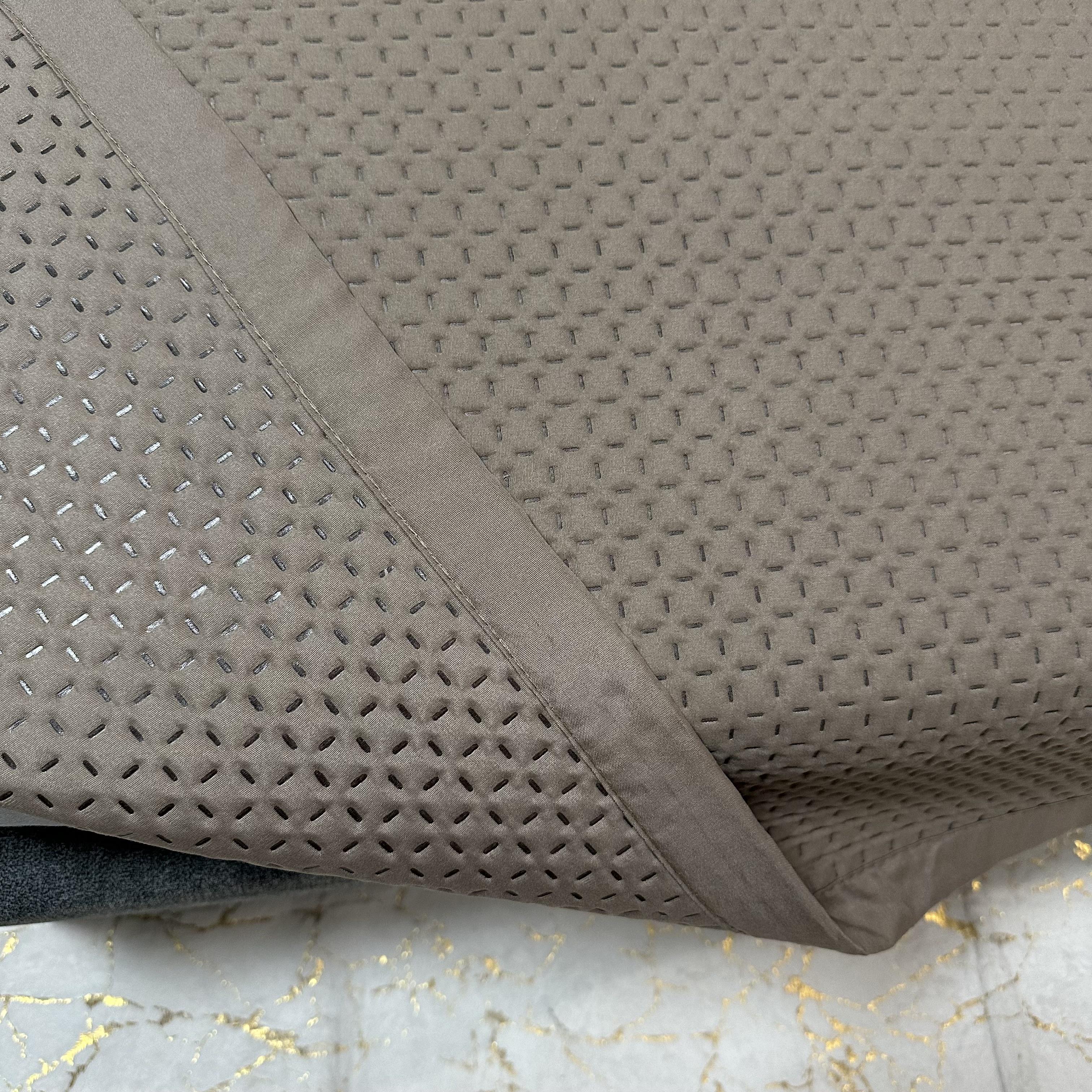 Покрывало на кровать евро 200x230 см Кофейный (Р-HB-1) - фото 9