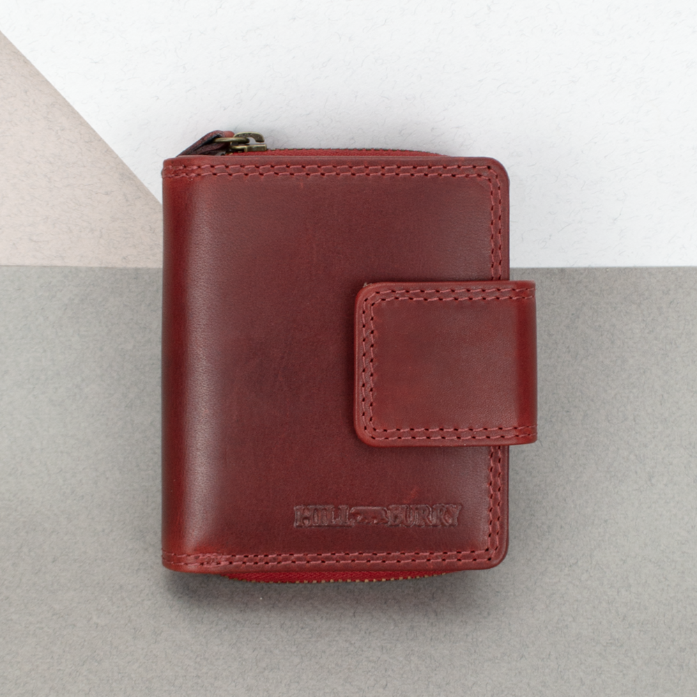 Кошелек женский кожаный Hill Burry 5026 HB на кнопке Красный (2501634070) Кошелек женский кожаный Hill Burry 5026 HB на кнопке Красный (2501634070)