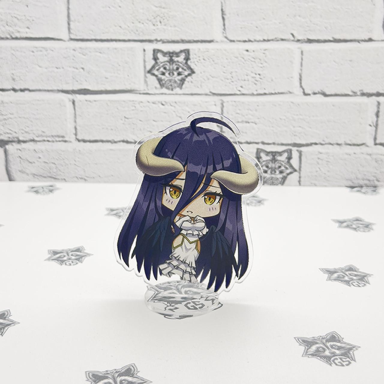 Фигурка коллекционная акриловая Chibi Аниме Король Overlord Albedo 1 10 см (2219716768)