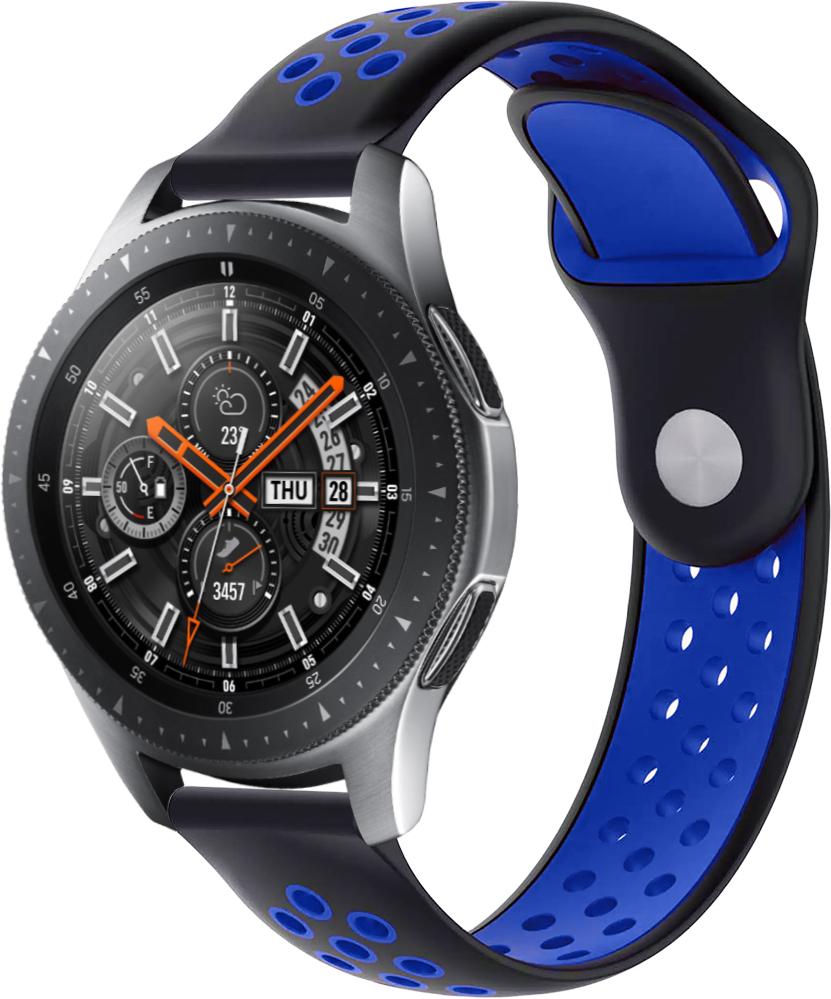 Ремінець Sport для Galaxy Watch 46 мм 22 мм Black Blue (23041-43) Ремінець Sport для Galaxy Watch 46 мм 22 мм Black Blue (23041-43)