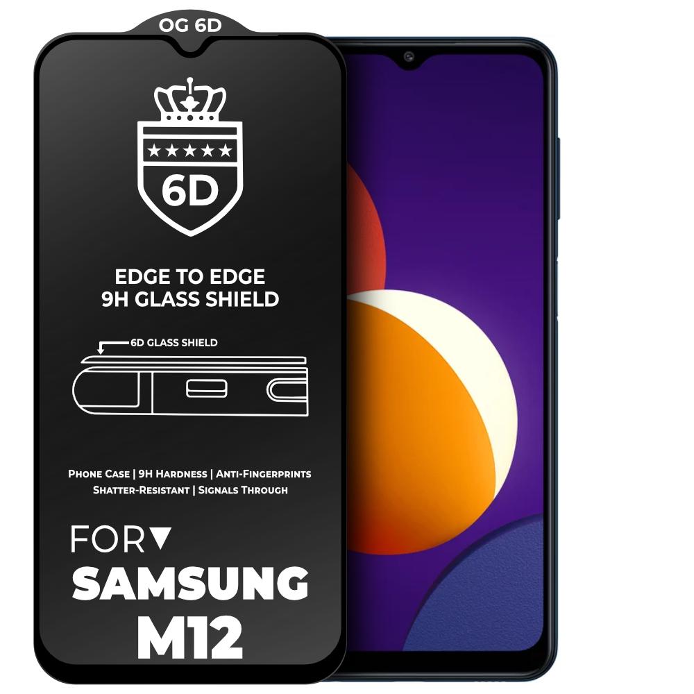 Защитное стекло 6D OG Crown для Samsung Galaxy M12 M127 Black (23783) Защитное стекло 6D OG Crown для Samsung Galaxy M12 M127 Black (23783)