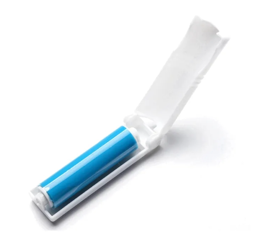 Валик для чистки одежды многоразовый складной силиконовый 20 см White (128385) Валик для чистки одежды многоразовый складной силиконовый 20 см White (128385)