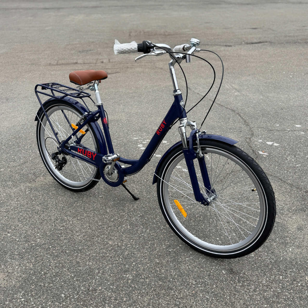 Велосипед AL 26" Dorozhnik RUBY Vbr FR рама-17" Темно-синий