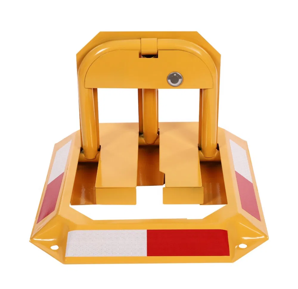 Бар'єр паркувальний JAN-25 із замком зі світловідбивними елементами Жовтий (11349js)