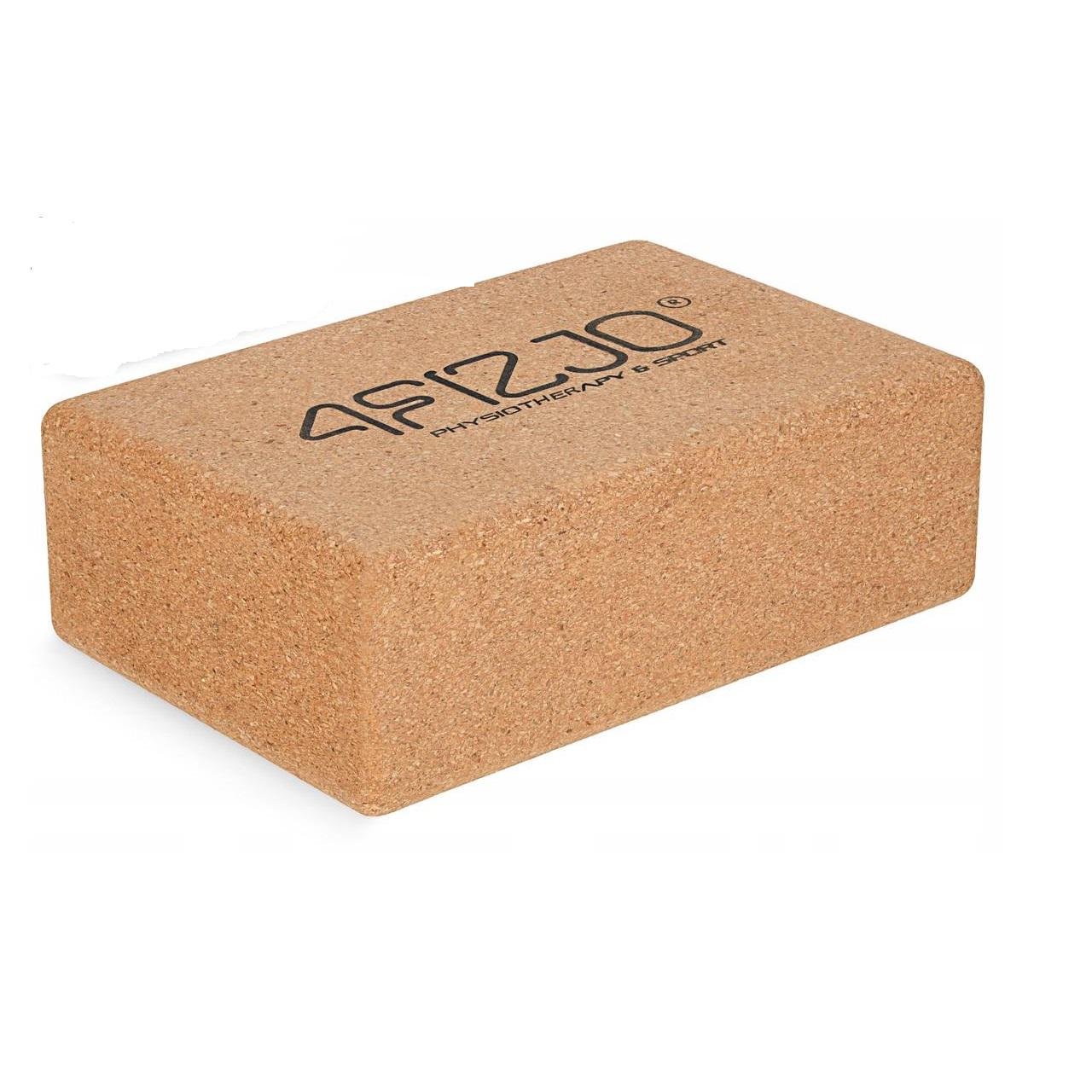 Блок для йоги 4FIZJO из пробкового дерева 22x15x7,2 см (P-5907739312990)