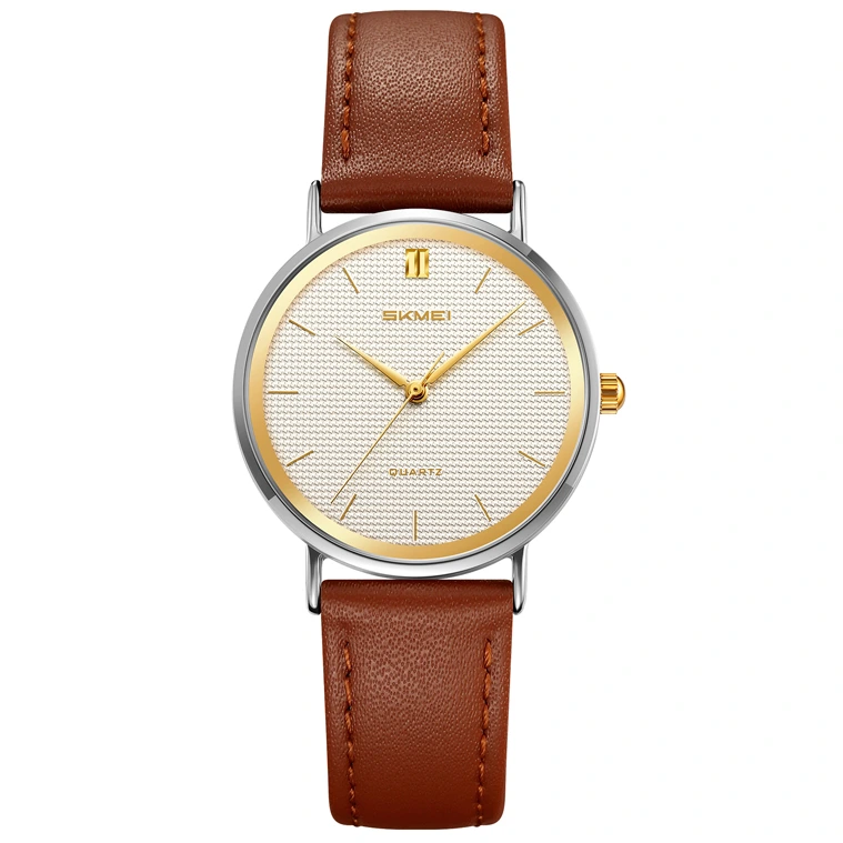 Наручний годинник Skmei 2568SIBN Silver/Brown