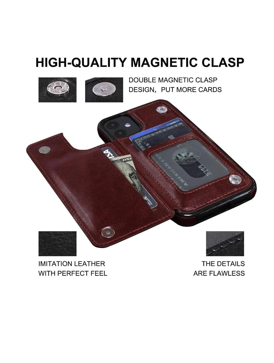 Чехол-кошелек для iPhone 11 pro max Amazon x0021miaqh коричневый - фото 2 Чехол-кошелек для iPhone 11 pro max Amazon x0021miaqh коричневый - фото 2